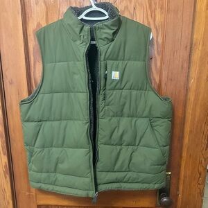 Carhartt Olive Quilted Vest